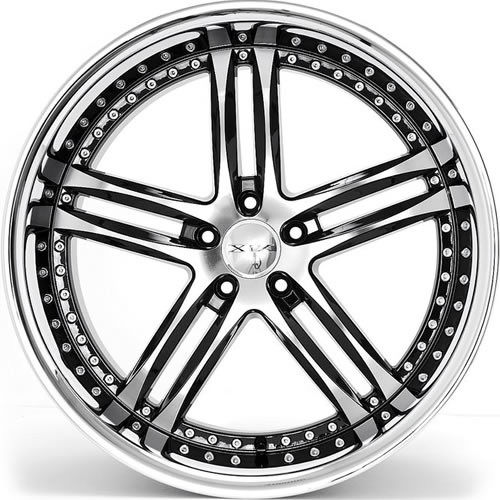 XIX X15 22x9 Machined Black Wheel XIX X15 5x112 35 X15229022+35BMS