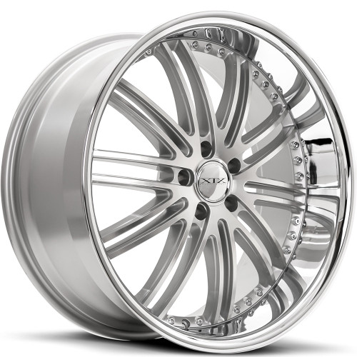 XIX X23 20x10 Silver Wheel XIX X23 5x4.5 40 X23201023+40SMS