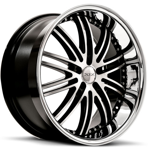 XIX X23 20x8.5 Machined Black Wheel XIX X23 5x4.5 32 X23208523+32BMS