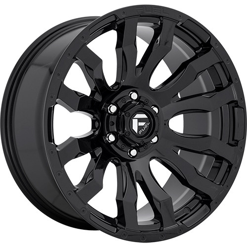 Fuel Blitz 20x10 Black Wheel Fuel Blitz D675 5x5 -18 D67520007547US