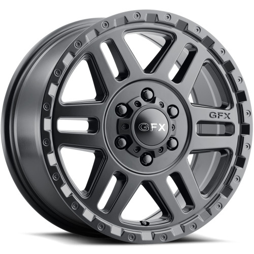 G-FX MV2 16x6 Matte Black Wheel G-FX MV2 6x180 84 MV2 660-6180-84 MB