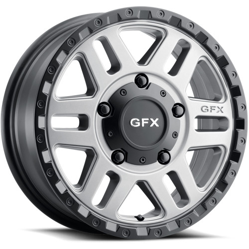 G-FX MV2 16x6.5 Grey Black Wheel G-FX MV2 5x130 45 MV2 665-5130-45 GBR