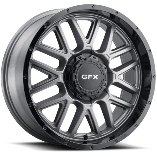 G-FX TM5 17x8.5 Grey Black Wheel G-FX TM5 6x5.5 0 TM5 785-6139-00 GRB