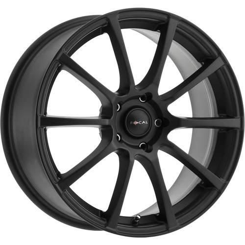 Focal F-20 17x8 Black Wheel Focal F-20 448 4x100 4x4.25 42 448-7801SB+42