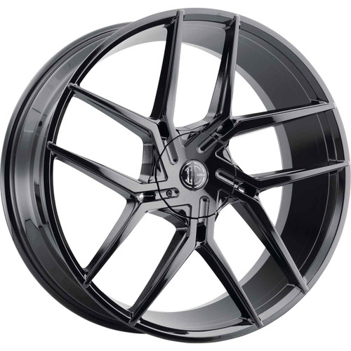 2Crave N51 18x8 Gloss Black Wheel 2Crave N51 Blank  35 N51-1880Z35FGB