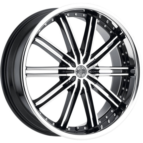 2Crave N53 18x8 Black Machined Wheel 2Crave N53 Blank  35 N53-1880Z35FK