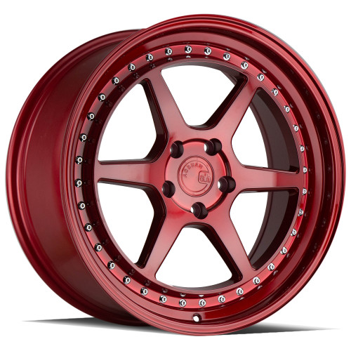 Aodhan DS09 18x9.5 Red Wheel Aodhan DS09 5x4.5  15 DS91895511415R