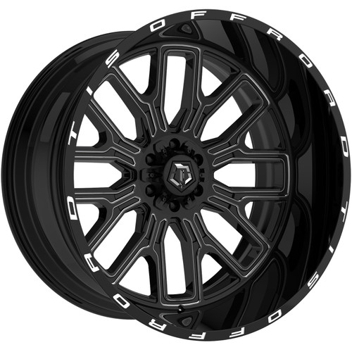 TIS 560BM 20x12 Black Milled Wheel TIS 560BM 5x4.5 5x5 -44 560BM-2120544