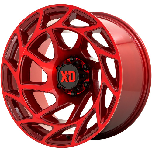 XD XD860 22x12 Red Wheel XD XD860 Onslaught 8x6.5  -44 XD86022280944N