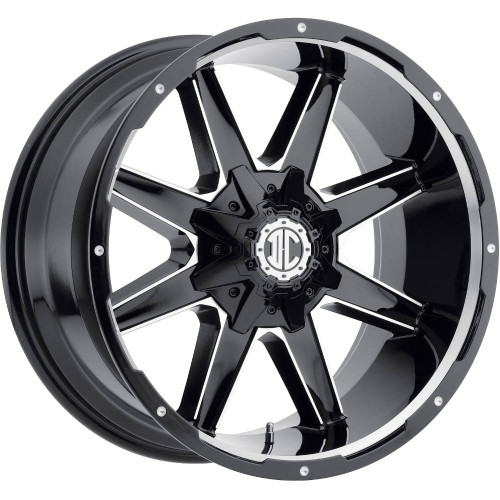 Xtreme NX-17 20x10 Machined Black Wheel Xtreme NX-17 Blank  -12 NX17-2010ZS-12PBDG