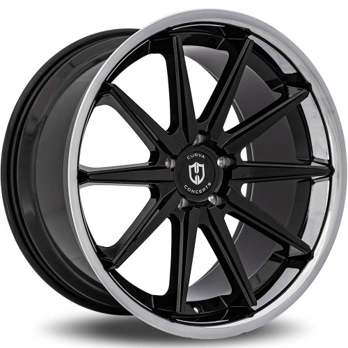 Curva C24 20x10.5 Gloss Black Wheel Curva C24 5x4.5 35 C24-201051143573BSCL