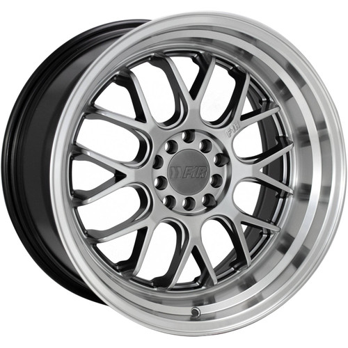 F1R F21 18x8.5 Hyperblack Machined Wheel F1R F21 5x4.25 5x4.5 42 F2118855108HB42-v2