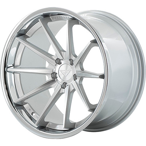 Ferrada FR4 22x9 Silver Chrome Wheel Ferrada FR4 5x130 42 FR42295130MS42