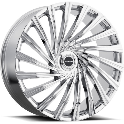 Strada Tornado 26x10 Chrome Wheel Strada Tornado Blank 15 S49600015