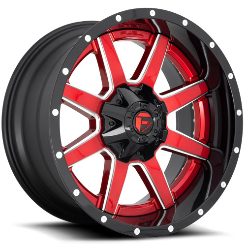 Fuel Maverick 20x10 Red Wheel Fuel Maverick D250 8x180 -19 D25020001847