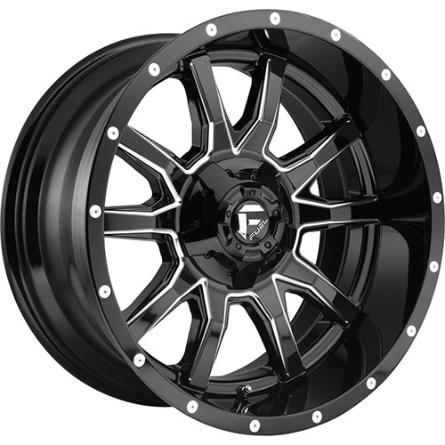 Fuel Vandal 20x10 Black Wheel Fuel Vandal D627 5x4.5 5x5 -18 D62720002647US