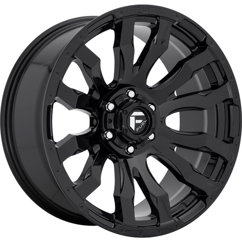 Fuel Blitz 20x10 Black Wheel Fuel Blitz D675 8x6.5 -18 D67520008247