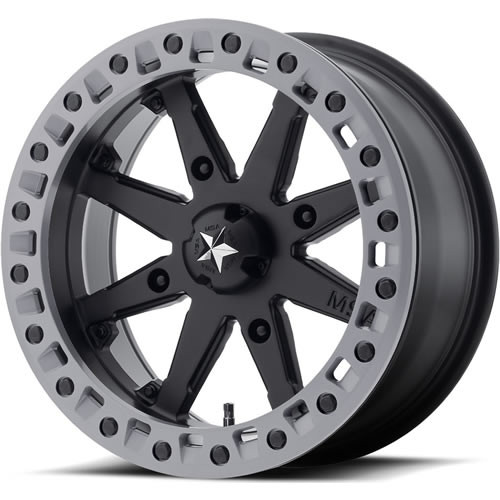 MSA LOK2 14x10 Black Gray Wheel MSA LOK2 M31 4x137 0 M31-04037