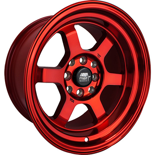 MST Time Attack 15x8 Red Wheel MST Time Attack 4x100 4x4.5 0 01T-5816-0-FRED
