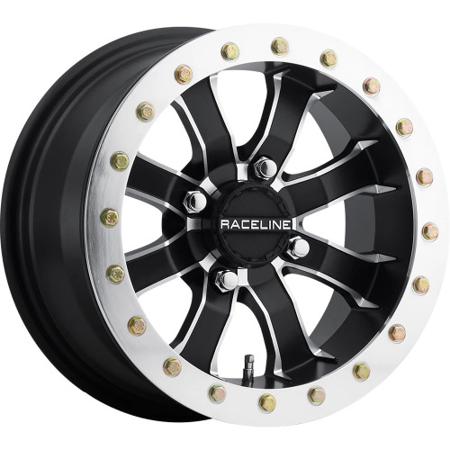 Raceline Mamba 14x7 Machined Black Wheel Raceline Mamba A71 4x156 30 A7147056-61