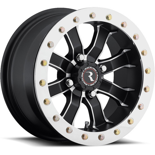 Raceline Mamba Beadlock 14x8 Black Wheel Raceline Mamba Beadlock (A71) 4x137 4+4 A7148037-44