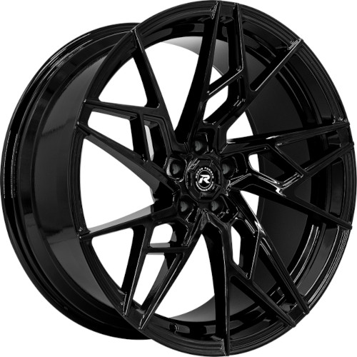 Renzo Ascari 22x9 Gloss Black Wheel Renzo Ascari Blank 15 Z03-2290-00-15FB