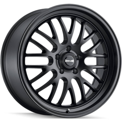 Ridler Style 607 22x10.5 Matte Black Wheel Ridler Style 607 5x115 25 607-22164MB