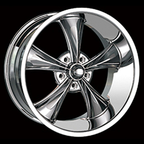 Ridler Style 695 18x8 Chrome Ridler Style 695 Wheel 5x4.5 (5x114.3) +0 Offset 695-8865C 695-8865C