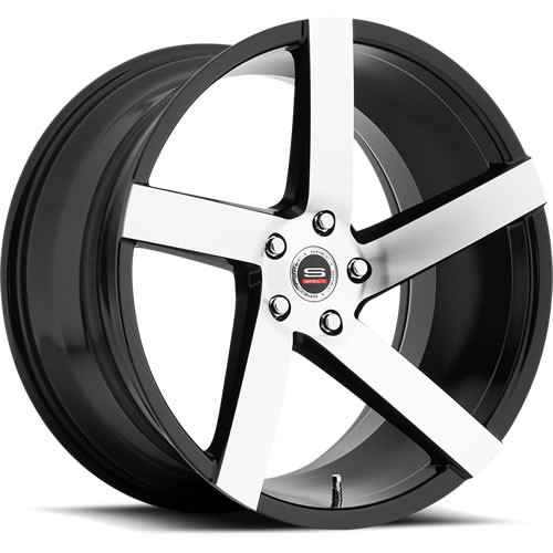 Spec-1 SPM-80 22x10.5 Machined Black Wheel Spec-1 SPM-80 5x112 42 SPM80221051542GBM