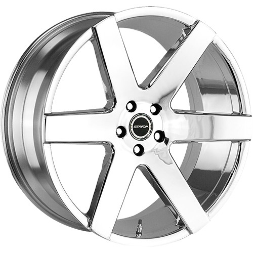 Strada Coda 24x10 Chrome Wheel Strada Coda 5x5 25 S60452725