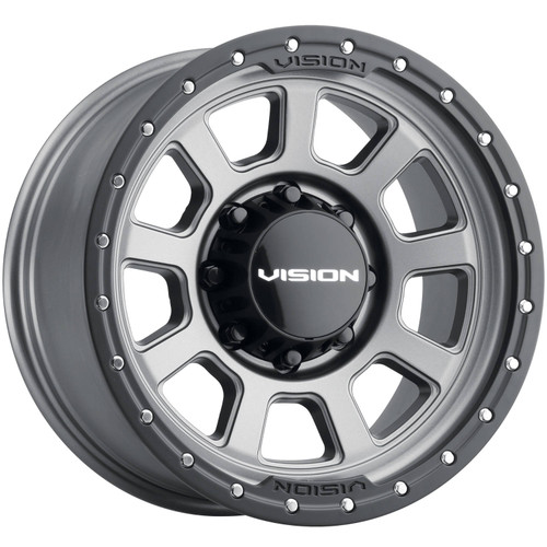 Vision OJOS 17x9 Gray Wheel Vision OJOS 350 8x170 -12 350-7970SGBL-12