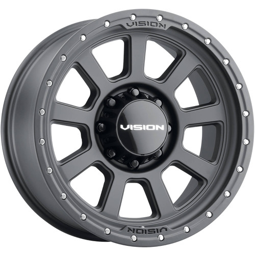 Vision OJOS 17x9 Satin Black Wheel Vision OJOS 350 8x6.5 -12 350-7981SB-12