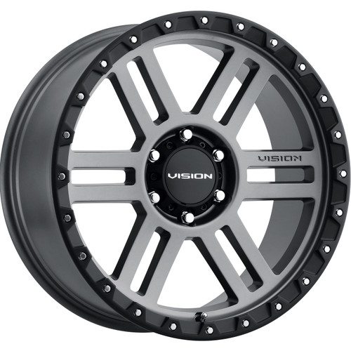 Vision Manx 2 20x9 Gray Black Wheel Vision Manx 2 354 6x135 12 354-2936SGBL12