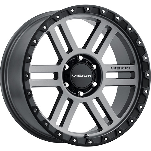 Vision Manx 2 20x9 Gray Black Wheel Vision Manx 2 354 6x5.5 12 354-2983SGBL12