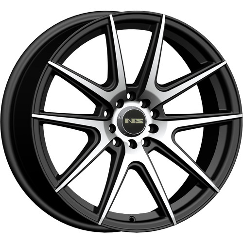 NS NS1503 18x8 Machined Black Wheel NS NS1503 5x100 5x4.5 38 NS1503188026+38BMF