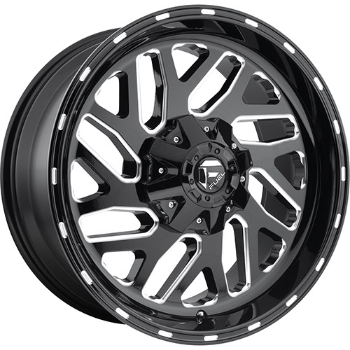 Fuel Triton 20x9 Black Milled Wheel Fuel Triton D581 8x6.5 1 D58120908250