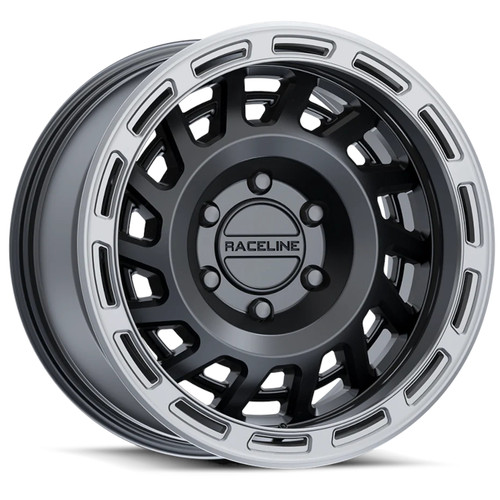 Raceline Halo 17x9 Black Silver Wheel Raceline Halo 957BS 8x6.5  -12 957BS-79080-12