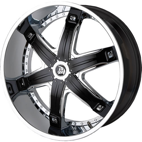 Diablo Fury 26x10 Chrome Wheel Diablo Fury Blank 15 FUR-261BLNK1578XL