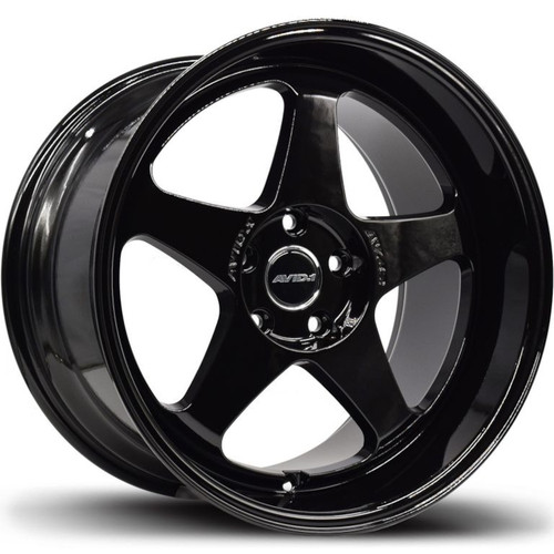 AVID1 AV42 18x8.5 Gloss Black Wheel AVID1 AV42 5x100  35 AV4218855C35GBK