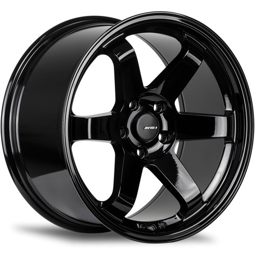 AVID1 AV6 18x9.5 Gloss Black Wheel AVID1 AV6 5x100  38 AV0618955C38GBK