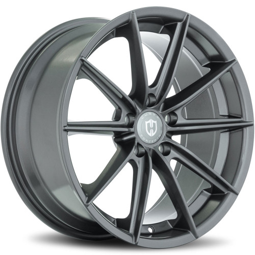 Curva CFF46 19x8.5 Gunmetal Wheel Curva CFF46 Blank  35 CFF46-1985BLNK3573GM