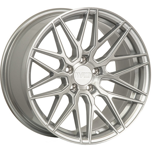 F1R F103 19x10 Silver Wheel F1R F103 5x4.5  38 F10319105114BS38