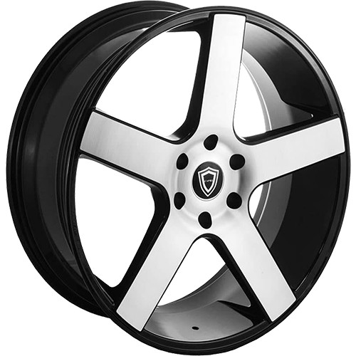 Capri Luxury C5288 22x9.5 Machined Black Wheel Capri Luxury C5288 5x5.5  25 52882295513925BSB