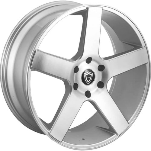 Capri Luxury C5288B 22x9.5 Silver Machined Wheel Capri Luxury C5288B 5x115  15 5288B2295511515SM