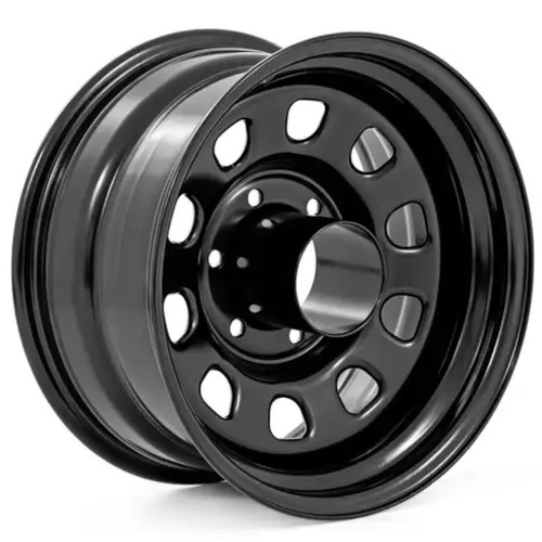 Rough Country Steel Wheel 16x8 Gloss Black Wheel Rough Country Steel Wheel RC51 6x5.5  -12 RC51-6883