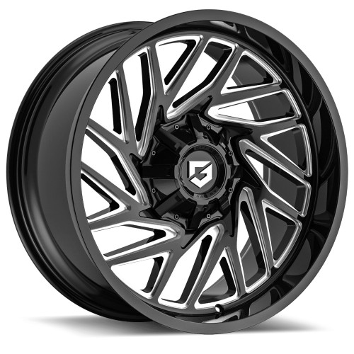 Gear Off-Road Sequence 20x9 Black Milled Wheel Gear Off-Road Sequence 769BM 5x4.5 5x5 0 769BM-2090500