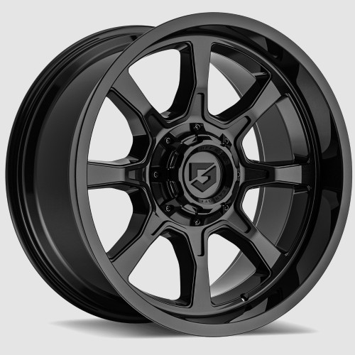 Gear Off-Road Glock 20x9 Gloss Black Wheel Gear Off-Road Glock 772B 8x6.5 8x6.5 18 772B-2098118