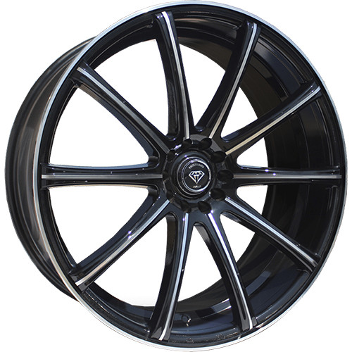 White Diamond W3195 18x8 Machined Black Wheel White Diamond W3195 5x115 5x120 20 31951881011512020BP