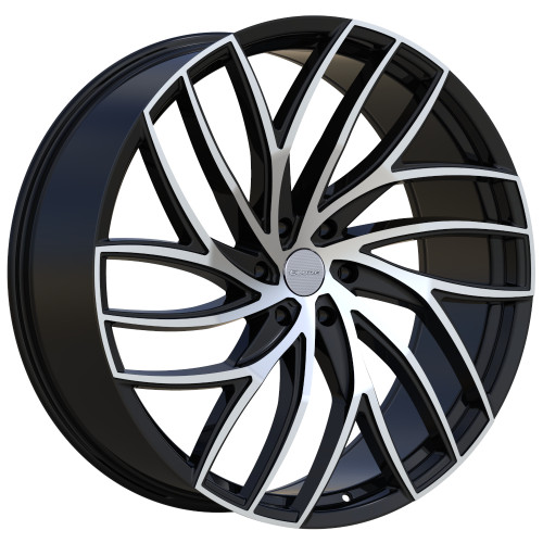 Elure 56 26x10 Black Machined Wheel Elure 56 6x5.5  24 ELR056-26185BM