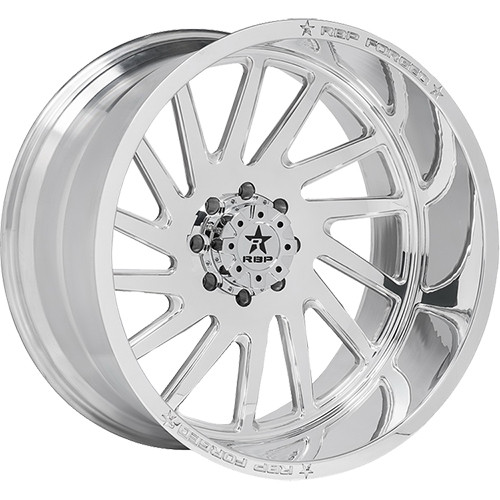 RBP Forged Uzi 24x14 Polished Wheel RBP Forged Uzi 78QF 8x170  -76 78QF-2414-87-76PR